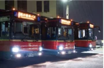 【冬の六甲山】夜間限定の「バス撮影会」開催！レトロな3色カラーバスを車庫で独占撮影！参加券は「東六甲周遊乗車券」購入で！