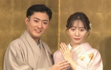 母・三田寛子さん着用の着物で…中村橋之助さんと元乃木坂46能條愛未さんが婚約会見　2021年に“夫婦”演じ交際に発展