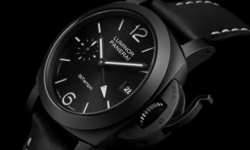 【パネライ】40mmのルミノールケースにブラックセラミックを初採用したGMTウオッチが新登場