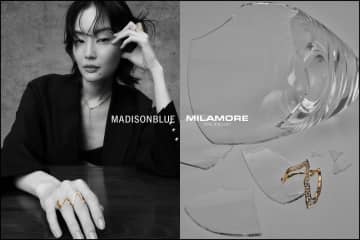 【金継ぎの美学】MADISONBLUE × MILAMOREの豪華ジュエリーが11/28受注開始！エメラルド輝くBマークネックレス＆KINTSUGIリング登場！