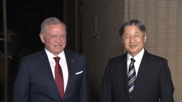 天皇陛下がヨルダン国王を招き夕食会　長年親交重ねられる