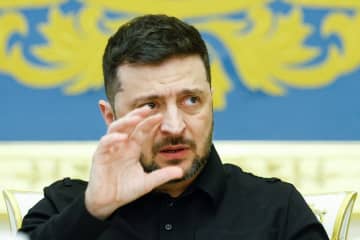 「要衝守り抜いている」　ウクライナ大統領強調