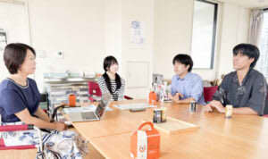 MJレポート　早稲田大学の学生からのオファーで フツーのお母さん、取材を受ける