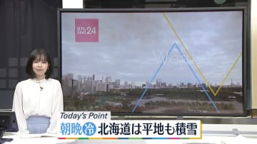 【天気】北海道～北陸の日本海側で雨や雪が続く見込み　関東～九州は晴れる