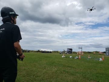 双葉電子工業、災害時のドローン医薬品輸送を防災訓練で実証