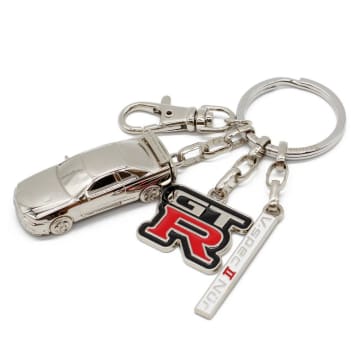 限定3000個！ 伝説のGT-R (BNR34) が高級キーリングに降臨！シリアルナンバー入りでファン必携！