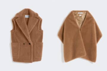 マックスマーラ“ふんわり”テディベア素材のストール、キャメルのアイコンコートが表参道の限定ストアに