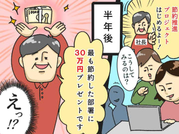 【社長賞30万円】やる気のない社員 → 態度がコロッと変わった『賞金の使い道』
