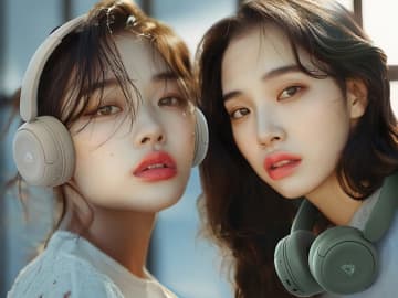 ビクター、コーデに組み込みやすいスモーキーカラーの軽量Bluetoothヘッドホン「HA-S60W」