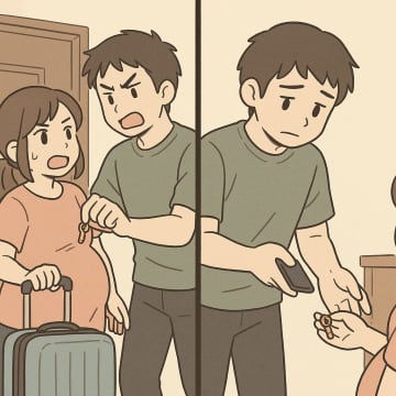 「里帰り出産？許可してない」玄関で鍵を取り上げる夫。義母の一本の電話で立場が逆転したワケ【短編小説】