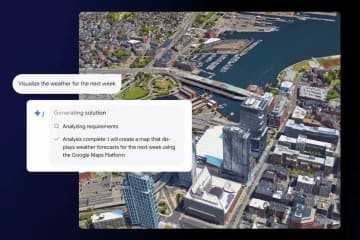アプリやWebサイトに組み込む「Googleマップ」がAIで進化、仕事で活用の幅広がる――「ここの近くにカフェはある？」「街のツアー地図作って」など