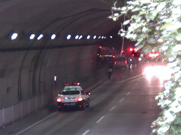 【国道220号】鹿屋市の郷之原トンネル内で事故 一部通行止め解除（11日15:50現在）