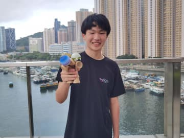 Tomonari選手のオリジナルKENDAMA