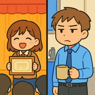 「新人に教えるとか面倒だよ」と言う先輩。だが新入社員が表彰された日、何も言えなかったワケ【短編小説】