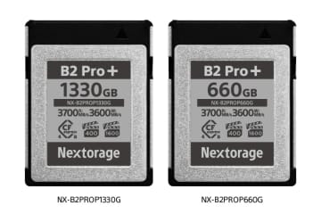 Nextorage、“VPG1600対応”のCFexpress 4.0 Type Bメモリーカードを開発発表　VPG400と両対応　2026年初頭に商品化