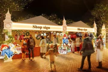 「パディントンの日本橋大冒険」クリスマスマーケットやイルミネーションきらめくスケートリンクも