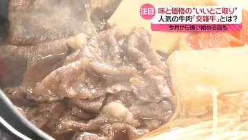 味と価格の“いいところどり”　人気の「交雑牛」とは