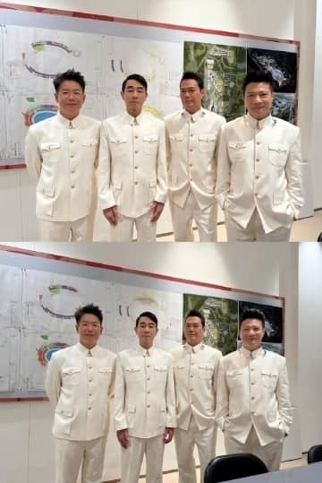 「古惑仔」の4人が集結、中国SNSで話題に