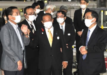 リニア基地巡り黒岩知事「住宅の用地取得、8割了承」　順調との認識示す