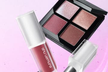 シュウ ウエムラ26年春コスメ、“ほろ甘ピンク”4色アイパレ＆ネオンピンクの「キヌケア」リップ