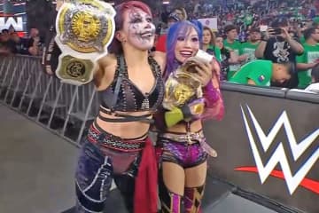 【ＷＷＥ】アスカ＆カイリ・セイン３度目のタッグ王座奪取！　ウォーゲームズでイヨ＆リアらと激突へ