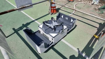 西松建設・五洋建設・KDDIスマートドローン、立坑測量に自動充電ポート付きドローンを活用