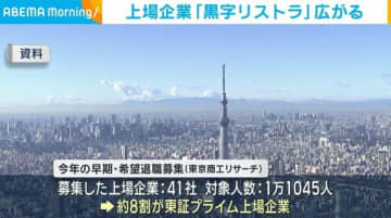 上場企業「黒字リストラ」広がる