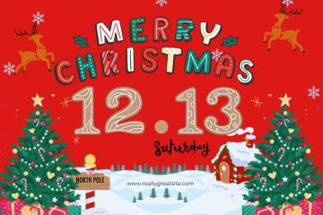 12/13(土)ピースマムクリスマスイベント♪似顔絵＆手形アート、クリスマスリリースボード、子ども用品交換会も☆