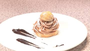 名物店主Giroさんの秋のデザートは「やっばいウマさ」のモンブラン！最上級フレンチのディナーが6200円の『オモウマい店』