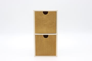 ダイソーに良いの出てるよ！300円だから買い足しやすい！おしゃれで便利な2段引き出し