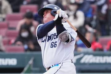 西武戦力外の渡部健人が特段弾　ハム・石川直也からいきなり…解説者驚愕「軽打して」