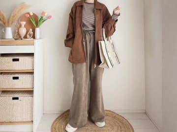 「シワになりにくい！」「美脚見えする」【しまむら】シルエットに惚れぼれ♡「フレアパンツ」