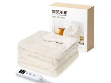 ひざ掛けから敷き毛布まで！掛け敷き兼用タイプの〈電気毛布〉をAmazonタイムセールでお安くゲット♪