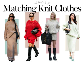 ぬくもりに包まれて……「ニットアップ」で作る、大人のフェミニンスタイル【ストリートスナップ】