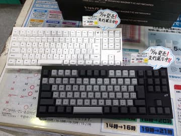 ラピトリ対応の日本語キーボード「VARO VM87HE-J」が14日発売、カラーやスイッチの違いで計4モデル