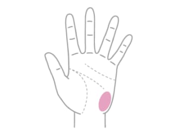 人気者が多い？月丘を持つ人ってどんな人！？【手相の教科書】