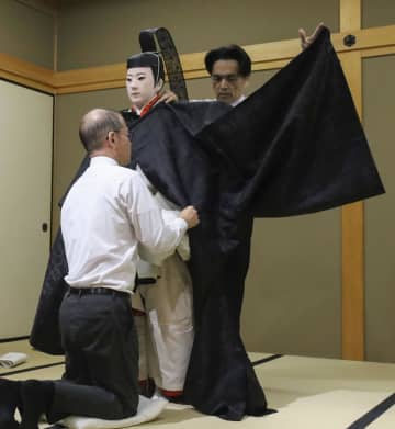 宮中の着付け技術紹介、京都御所　秋の特別公開