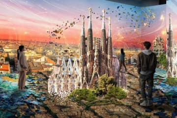 「ガウディ展」東京・天王洲で、貴重な未公開資料やサグラダ・ファミリア建築を体験できるアートも