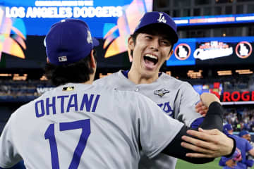 「オオタニ、ベッツ、カーショウ、キケ…」ドジャースファンの米キッズ、大谷翔平よりも好きな“日本人選手”にネット歓喜「WSで覚えてくれた？」