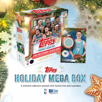 ホリデーデザインのNBAカード最新作が登場…11月14日に「NBA Store Japan」にて100箱限定で販売