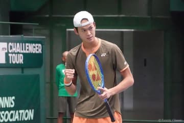 坂本怜 2戦連続のフルセットマッチを制して8強入り [兵庫ノアチャレンジャー]