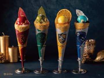 横浜に『ハリー・ポッター』の4寮をモチーフにしたクレープが登場！　オーナメントになる特典も用意