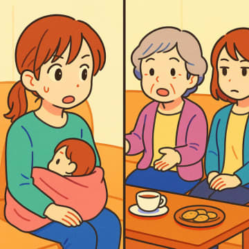 「ちょっとお茶出してもらえる？」来客中の義母の要求に絶句。え、私いま授乳中ですけど！？【短編小説】