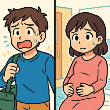 「出産は絶対立ち会うから！」と豪語していた夫。陣痛が始まるも夫は来ず。一体どこに！？【短編小説】