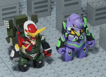 【全高5cmの衝撃】グッスマ新シリーズ『BRICKROID（ブリックロイド）』予約開始！エヴァ初号機らがブロック玩具に接続可能な“カッコ楽しい”ロボットトイ！