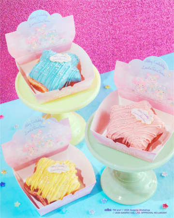 「セサミストリート」アビー×「サンリオ」リトルツインスターズが初コラボ!キュートなグッズやカフェメニューも展開♪