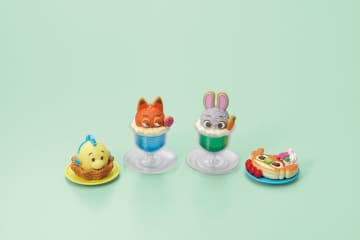 ガチャ「Disney characters Yummy！スイーツマスコット」第2弾が12月上旬発売ニックとジュディがクリームソーダに！