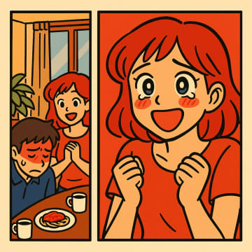 「僕、料理担当なんです」ママ友に自慢する旦那。本当はレトルトなのがバレて気まずい空気に…【短編小説】