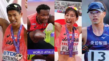 【陸上】アスリート・オブ・ザ・イヤーのノミネート者発表 世界選手権で活躍した村竹ラシッドや銅メダリスト勝木隼人&藤井菜々子が最終候補に