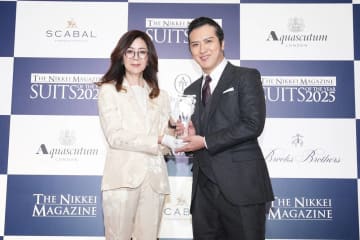 尾上松也「SUITS OF THE YEAR」を受賞「さらに身が引き締まる思い」